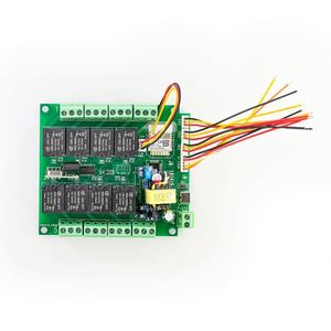 Tuya 8チャンネルWiFi/Zigbeeリモートコントロールリレーサポート4ウェイ回路ステータス表示 + 4温度と湿度入力制御 - Product Image 6