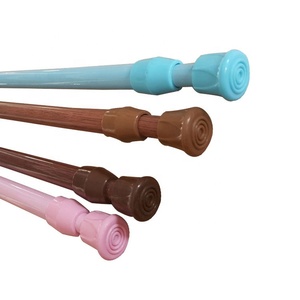 70-120Cm Chiều Dài Có Thể Điều Chỉnh Rèm Rod Stretchable Rèm Rod Cho Phòng Tắm Tủ Quần Áo Cửa Sổ Mùa Xuân Căng Thẳng Thanh Tắm - Product Image 2