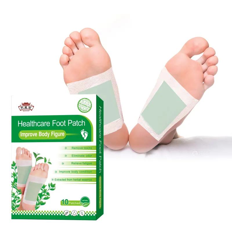 Usine En Gros Detox Foot Pads Naturel À Base De Plantes Nettoyage En Profondeur Soins Des Pieds Absinthe Et Gingembre Detox Pied Patch