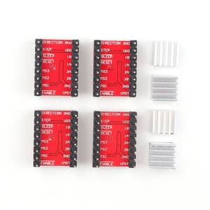 Controlador de motor paso a paso Reprap A4988 con disipador de calor tipo programador de paquete SMD