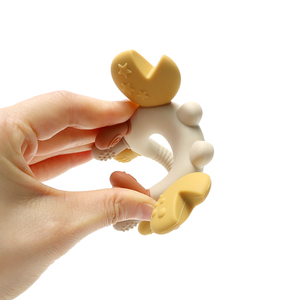 0-12 tháng BPA free mềm Silicone bé nhẹ nhàng Teether kích thích cảm giác phát triển mọc răng đồ chơi sản phẩm em bé - Product Image 6