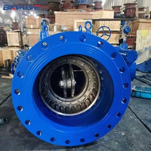 DN500 PN16หนอนเกียร์ควบคุมวาล์วลูกสูบวาล์วควบคุมการไหลวาล์วน้ำที่มีราคาที่ดีที่สุด - Product Image 2