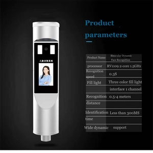 Dispositivo biométrico de alta definición Sistema de asistencia de reconocimiento facial Terminal Visible Light Speedface Proyecto facial
