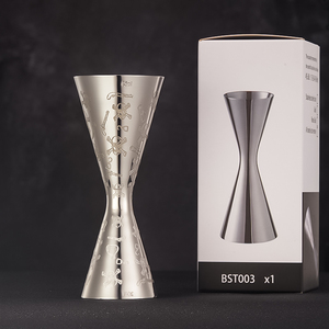 304 paslanmaz çelik Bar Jigger 10ml 20ml 30ml ölçek işareti ölçüm kokteyl Jigger ile özel çift kokteyl Jigger - Product Image 2