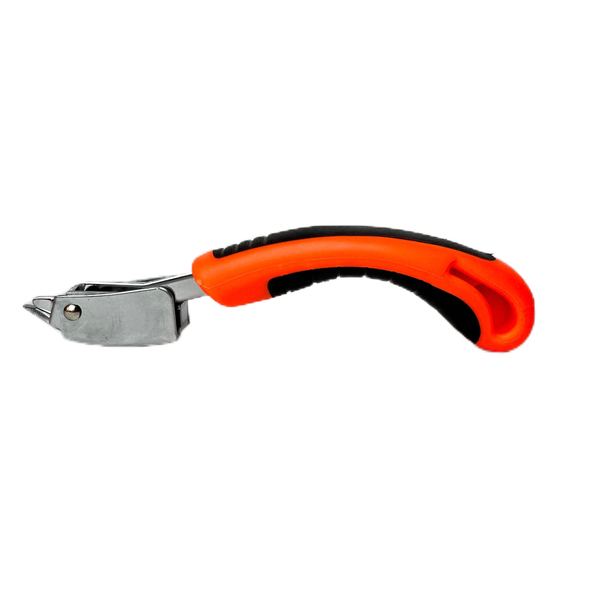 Two-tone plastic handle - black and orange