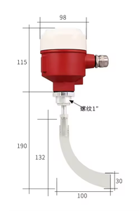 Sensor de nivel de alta temperatura de 300cc-10 ~ 80cc Medidor de nivel de interruptor de nivel de material antirrotación - Product Image 3