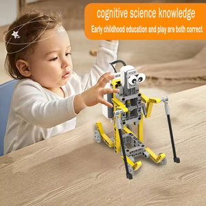 Kinder DIY pädagogisches Lernen programmierbar APP-gesteuertes Roboterziegel-CD-Sets Bausteine STEM-Spielzeug