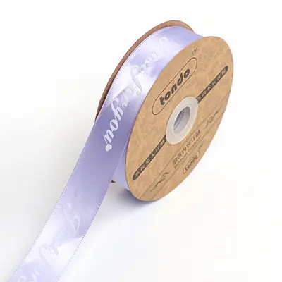 2.5cm printed English alphabet ribbon polyester ribbon bouqu