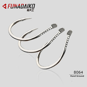 Funadaiko 8064 1/0 6/0 móc đơn móc số lượng lớn phụ kiện câu cá Móc Câu Cá mặt đất bằng tay - Product Image 4