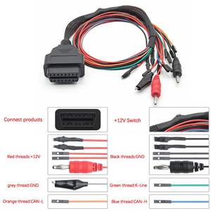 OBD 2 16pin teşhis ECU tezgah Pinout MPPS V21 koparma Tricore kablo 12V anahtarı ile araç teşhis aracı için - Product Image 2