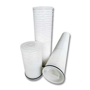226 High Flow Pleated <strong>Filter</strong> Cartridge PP <strong>Filter</strong> Material 0.2 <strong>Um</strong> High Quantity Pleated <strong>Filter</strong> Element for Water - Product Image 1