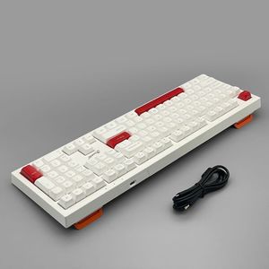 <strong>Type</strong> C Wired <strong>Keyboard</strong> KBL-303L White Multi-Function LED Backlit PC <strong>Computer</strong> Gaming <strong>Keyboard</strong> with Mechanical Feeling