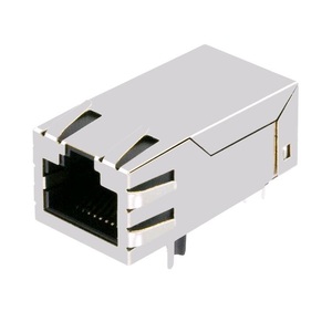 0826-1DX1-32-F uyumlu 100/1000 base-t Tab Up sarı/yeşil Led 1x1 Port 12 Pin RJ-45 bağlayıcı modülü - Product Image 4