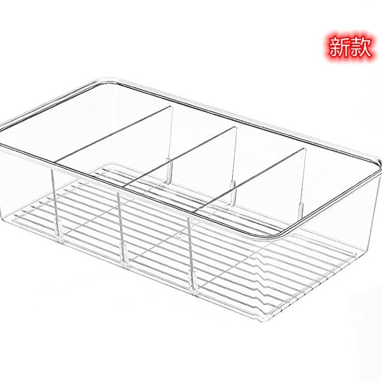 Four-compartment storage box, 26.3*15.5*9CM