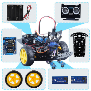 Hot Sale V2.0 4WD Robot Car Stiel Roboter Kit für R3 Robot Learning Kit Educational Stem Toys
