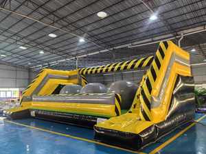 Factory Price Inflatable Jumping Big Ball Interactive <strong>Leaps</strong> and <strong>Bounds</strong> Wipeout Inflatable Obstacle Course for Adults - Product Image 6