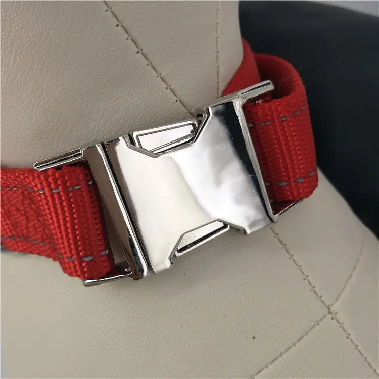 Manufacturer sale pet accessories metal buckle nylon reflective dog collar