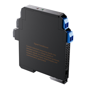 Distribuidor de aislamiento de señal de entrada de 4-20mA 0-20mA 0-10V 0-5V 1-5V Salida 35mm Carril DIN Aislador de señal analógica de CC multicanal
