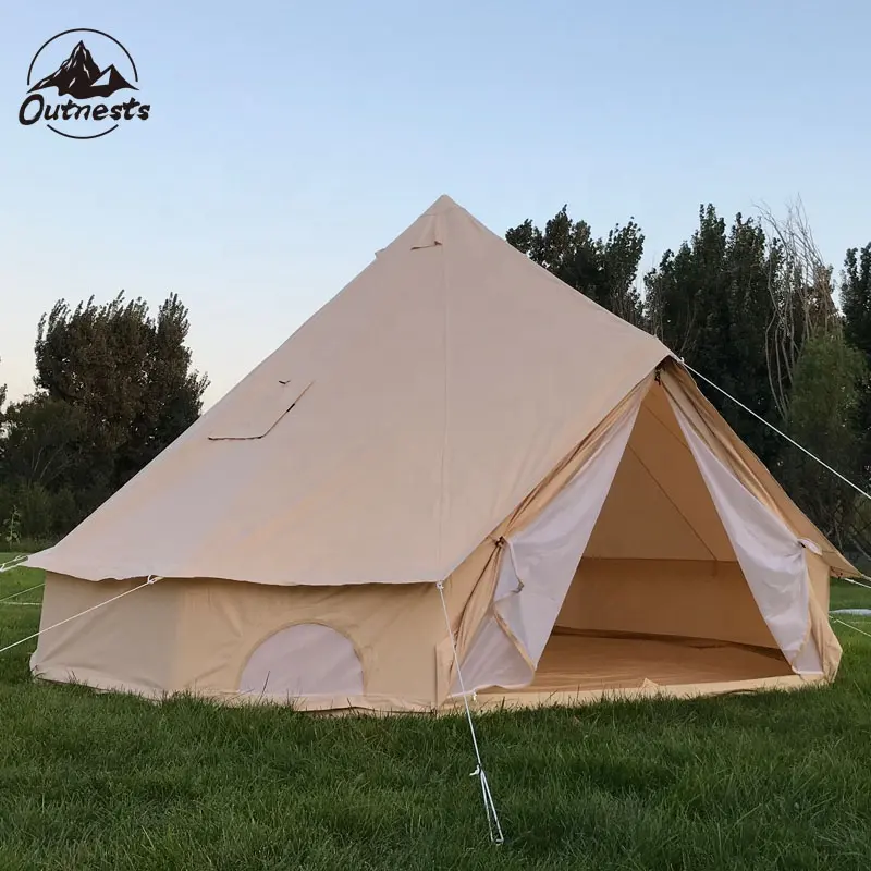 Safari tenda profissional 2018 da parede da lona de acampamento ao ar livre usado