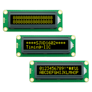 Werkseitig benutzer definierte 5,0 V VA gelbe Hintergrund beleuchtung AIP31068L Treiber COB Typ 16x2 Zeichen LCD-Anzeige modul für Leistungs anzeigen - Product Image 3