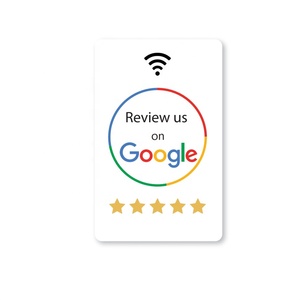 Código QR personalizado Reseñas de Google Tarjetas NFC Impulsa tus reseñas Material de PVC Durable Contctless Business Rfid Smart Cards - Product Image 5