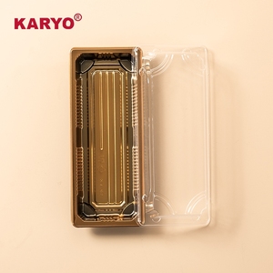 1102 trong suốt rõ ràng nắp hộp hộp khay container Takeaway nhựa bao bì <span class=keywords><strong>Sushi</strong></span> tấm cho nhà hàng - Product Image 3