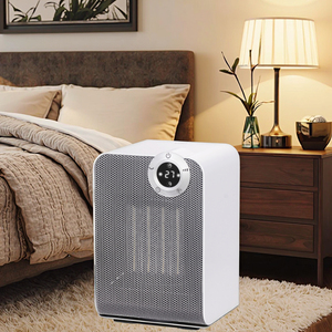 1800W Mini oscillante in ceramica termoventilatore PTC tecnologia di calore Display a LED conteggio Timer 2 impostazioni di calore per uso domestico per camera da letto - Product Image 2