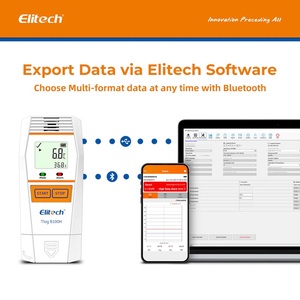 Tlog B100H Elitech Bluetooth Inalámbrico Reutilizable PDF Registrador de datos de temperatura y humedad - Product Image 5