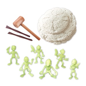 Sıcak satış kazma kiti fosil arkeoloji bilim hediye özelleştirilmiş oyuncak kazı kazmak alien oyuncak çocuklar için - Product Image 1