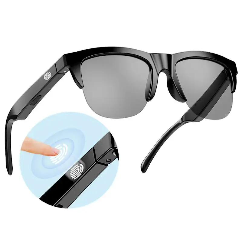 Nouvelle mode F06 Lunettes de soleil intelligentes avec écouteurs sans fil Profitez de la musique et du sport avec des lunettes polarisées