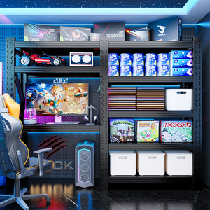 Estante de almacenamiento multicapa DIY simple, escritorio de ordenador moderno con mesa elevadora, escritorio de Metal, mesa de deportes electrónicos, estante de almacenamiento para el hogar