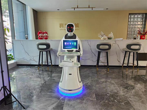 หุ่นยนต์อัจฉริยะ Ai 31กก. วัสดุ ABS หุ่นยนต์ควบคุมโดยหุ่นยนต์นำทางต้อนรับ - Product Image 4