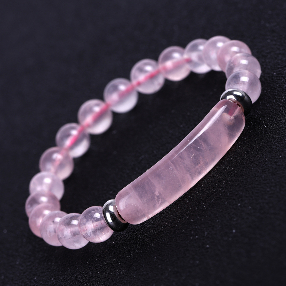 Quarzo rosa da 8 mm-1