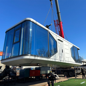 ミニプレハブホテルホームステイオフィス移動可能小型モジュール式スペースカプセルハウス