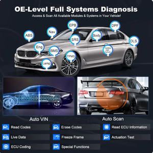 OBD2-Diagnosewerkzeug XTOOL EZ400 Pro ECU-Codierung Aktiver Test OE Vollsystem-Scan-Tool Schlüssel programmierung Öl-Reset 31 Reset-Service - Product Image 4