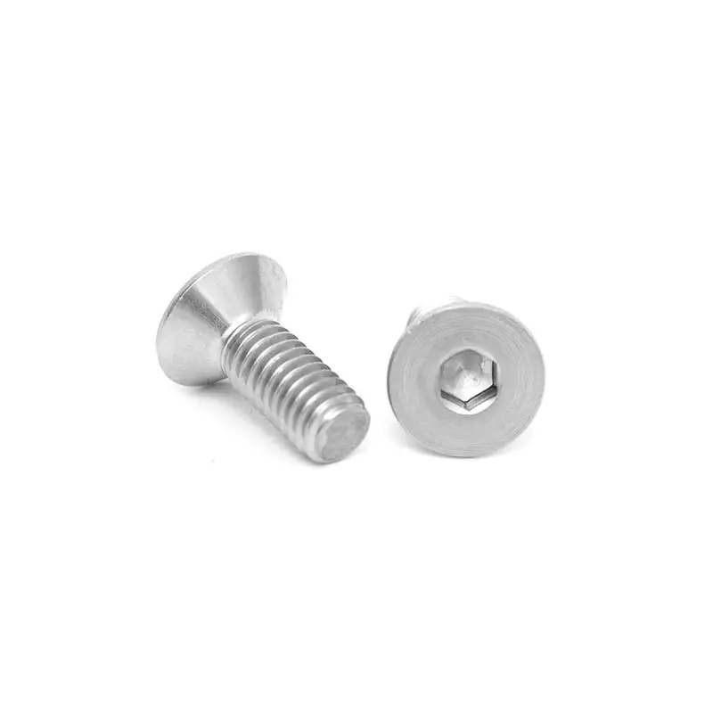 DIN7991 High strength galvanized/black/Stainless steel 8.8/10.9 countersunk hex head screws for table chairs