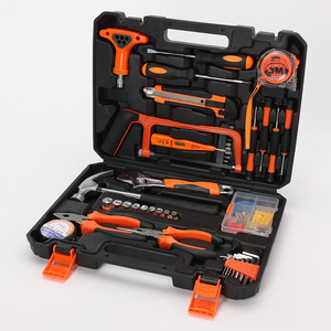 Caja de herramientas de acero de alto carbono de 82 piezas multifunción venta al por mayor hardware de reparación del hogar caja de herramientas de mano conjunto con caja de plástico soplado - Product Image 5