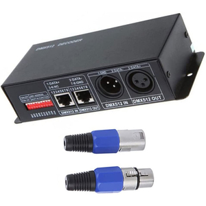 Factory Direct Wholesale <strong>JM</strong>-DMX512-3CH Running Strip T1000 Pixel Led Light <strong>Controller</strong> - Product Image 1