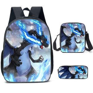 Tas Ransel Anak-anak Pokémon Pikachu, Tas Perjalanan Serat Buatan yang Dapat Disesuaikan dengan Kapasitas Besar dan Desain Bertema Anime - Product Image 4