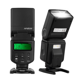 Andoer แฟลช Speedlite อเนกประสงค์ GN40ไฟ LED เติมแฟลชบนกล้องพร้อมอะไหล่กรอบ - Product Image 2
