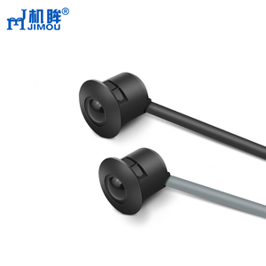 Codo de mezcla de CC detección de objetos con forma de auricular negro especial a través del sensor fotoeléctrico óptico de modo de haz