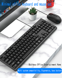 Wired Chocolate Keycap <strong>Keyboard</strong> Mouse Combos Office Desktop <strong>Computer</strong> PC <strong>Keyboard</strong> and Mouse Combo - Product Image 5