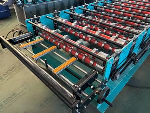 Châu Âu phổ biến gặp coppo lợp máy gạch tạo thành máy làm bước tấm lợp cuộn tạo thành máy - Product Image 3