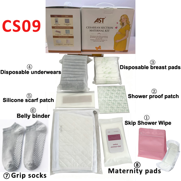 Kit de cesárea CS09 de 19 piezas