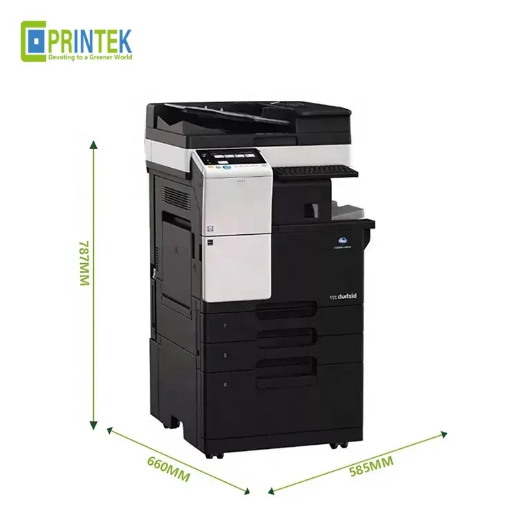 Bán Hot tân trang lại A3 Máy Photocopy sử dụng máy quét Máy in nhiệt hợp pháp giấy kích thước cho KONICA MINOLTA BIZHUB 227/287/367