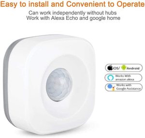 Tuya WiFi-Sensor PIR Smart Home Sensor Erkennungs aktion PIR-Sensor Diebstahls icherung Alarm drahtlose Sicherheit
