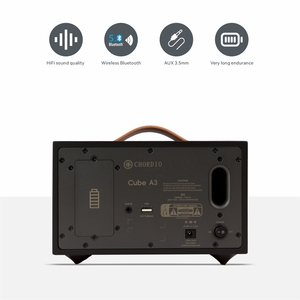 CHORDIO A3 Audio Sound <strong>System</strong> for Office - 5-Inch Speaker Portable Sound Box, Rectangle Shape Speaker - Product Image 3