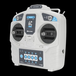 MicroZone MC6C Mini V2 <strong>2</strong>.4G 6CH <strong>Controller</strong> Transmitter <strong>with</strong> Receiver Radio System for RC Airplane <strong>Drone</strong> Multirotor Helicopter - Product Image 2