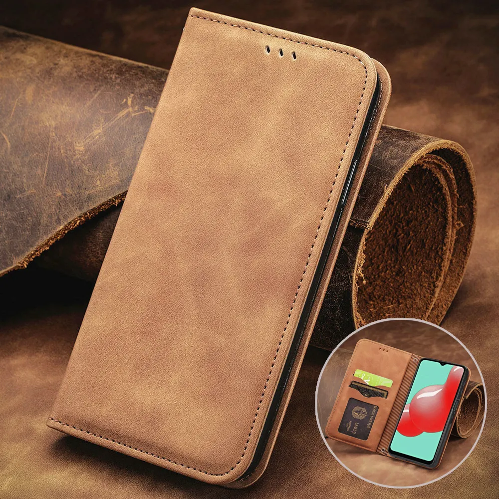 Poco F5 M5s X5 Pro X4 GT Flip Case Glatte Brieftasche Leder Funda Für Xiaomi Poco X3 NFC Telefon M5 M4 F4 C40 F3 M3 F 5X3 C55 Abdeckung