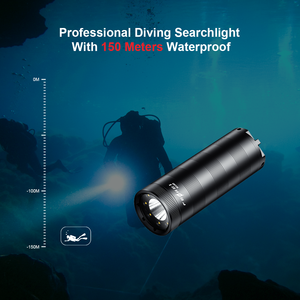 Ferei W180 Có Thể Sạc Lại LED Lặn Đèn Pin Siêu Sáng Mạnh Mẽ IP68 Không Thấm Nước Spotlight Bền <span class=keywords><strong>Torch</strong></span> Cho Lặn - Product Image 4